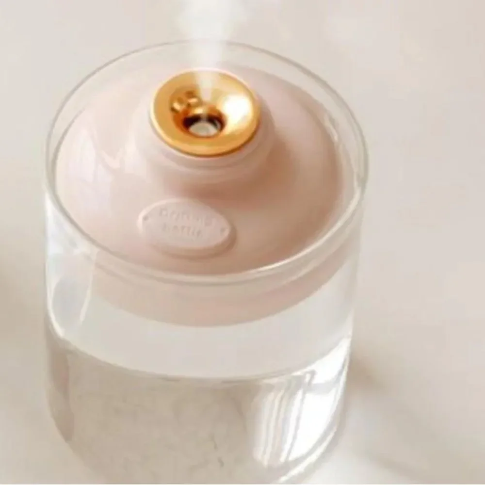 Multitasky Drift Bottle Humidifier Pink Portable